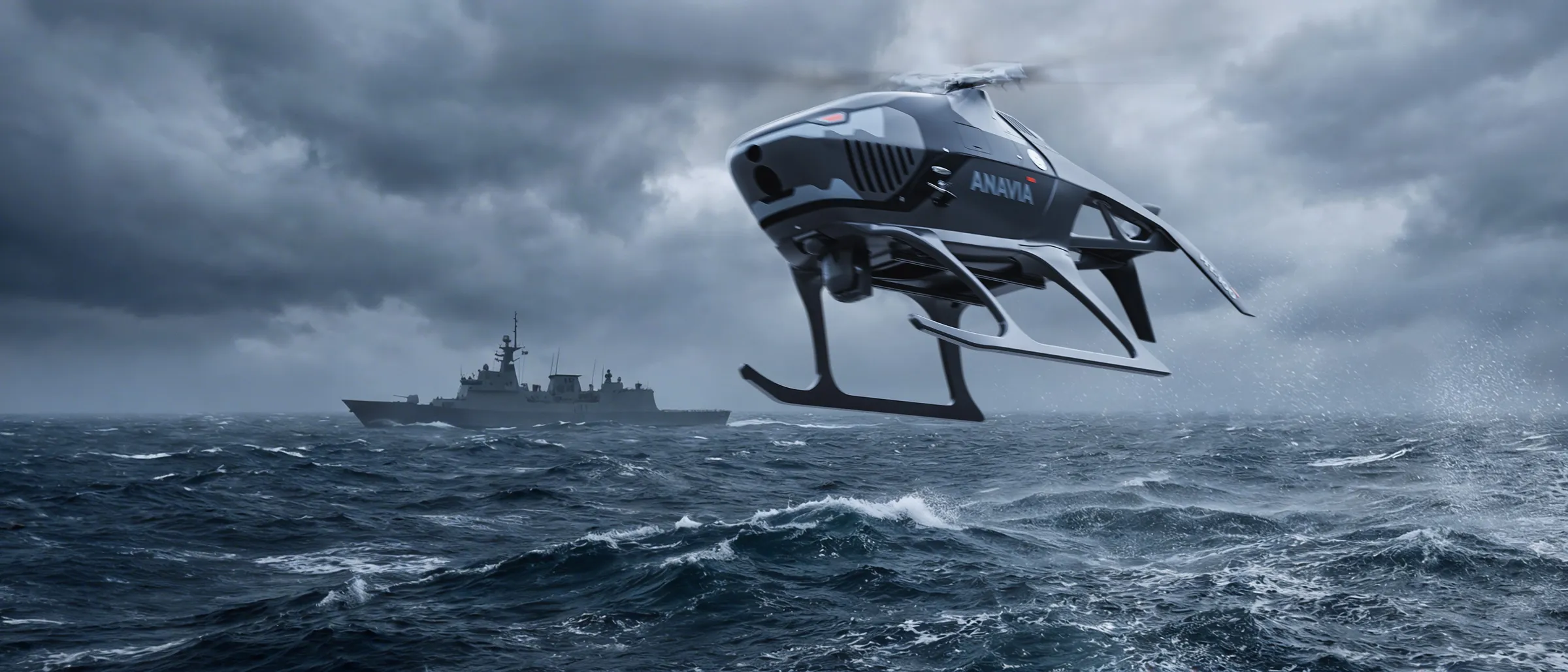 ANAVIA HT-100 Naval over dark ocean waters